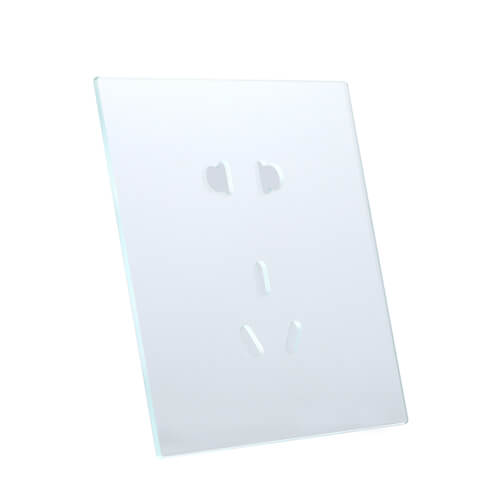 tempered float glass sheet for power socket (VG-003)
